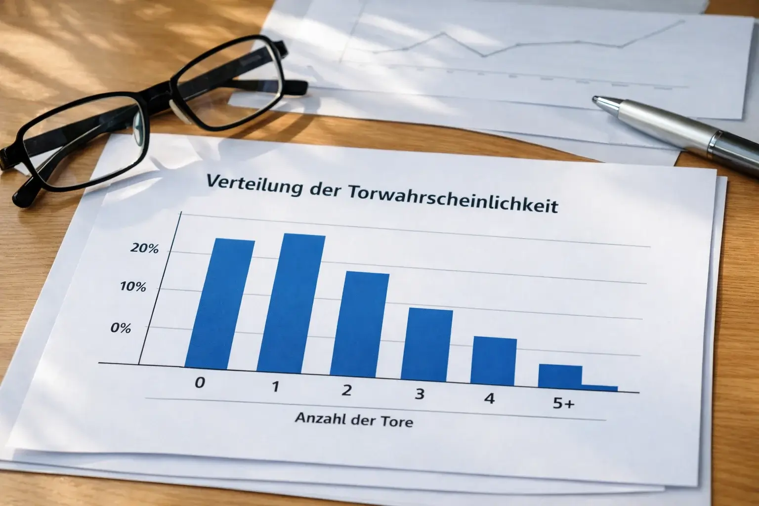 Statistik zeigt Torverteilung für Over-Under-Analyse